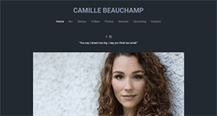 Desktop Screenshot of camillebeauchamp.com